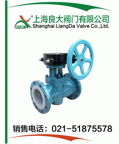 蜗轮衬氟旋塞阀 蜗轮衬氟旋塞阀