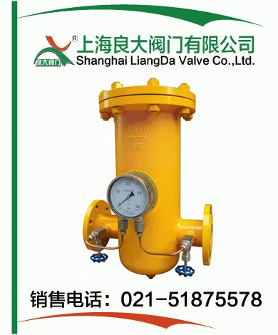 带差压表燃气过滤器 带差压表燃气过滤器